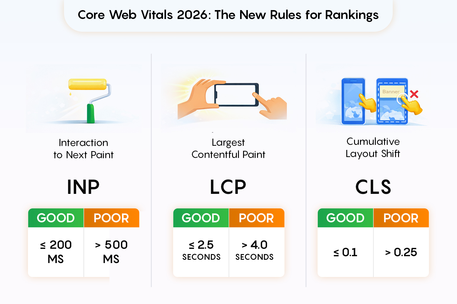 Core Web Vitals 2026