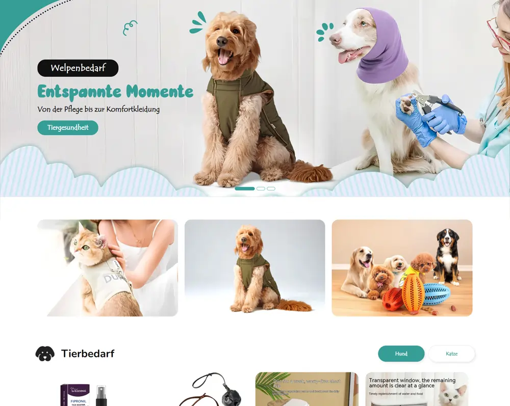 Pet food & accessories